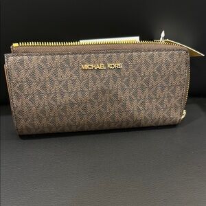 Michael Kors Signature Brown Wallet